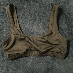 SKIMS swim Black Bikini Top